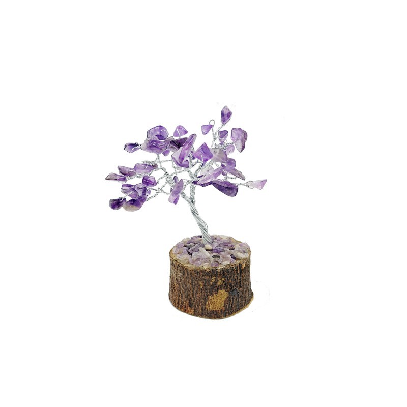 Arbre du Bonheur Améthyste 40 pierres