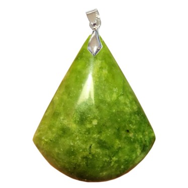 Pendentifs Chrysoprase Triangle