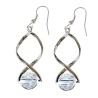 Boucles d'Oreilles Cristal de Roche Billes 10 mm