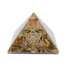 Pyramides Œil de Tigre Orgonite 7.5 cm