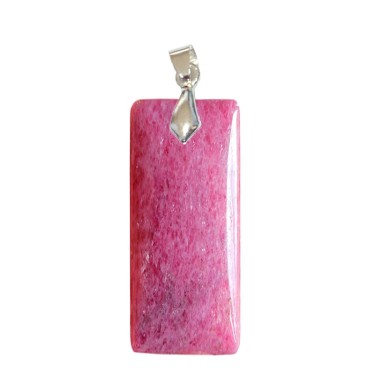 Pendentifs Rhodonite EXTRA Rectangle Fin
