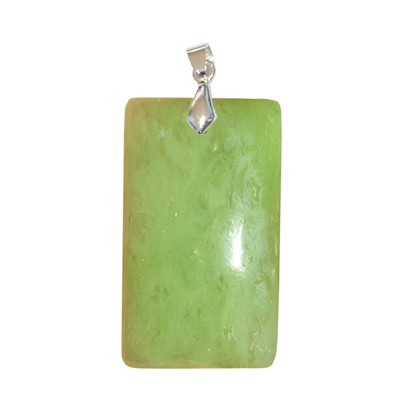Pendentifs Aventurine Verte de Madagascar Rectangle