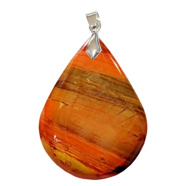 Pendentif Jaspe Multicolore Goutte