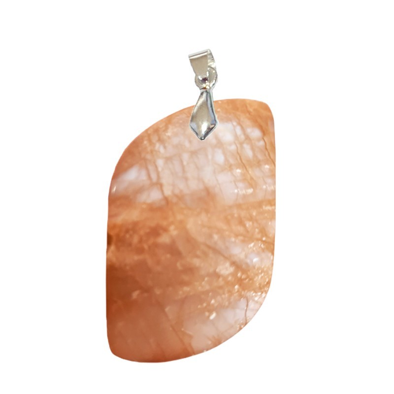 Pendentifs Feldspath (Microcline) Orangé EXTRA Forme S