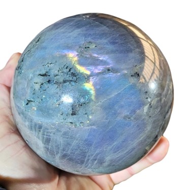 Sphère Labradorite Arc-en-Ciel Diamètre 11.5 cm