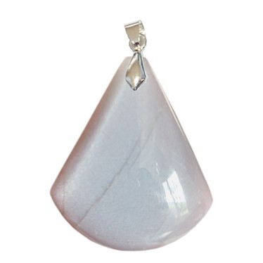 Pendentifs Pierre de Lune Grise Triangle