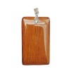 Pendentifs Jaspe Marron Rubané Rectangle