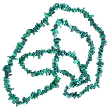 Fils Baroque Malachite EXTRA Longueur 80 cm
