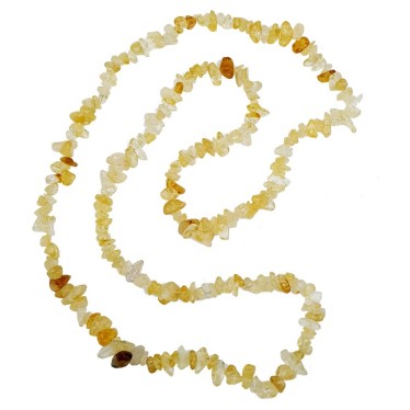 Fils Baroque Citrine Naturelle Longueur 80 cm