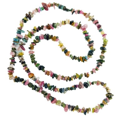 Fils Baroque Tourmaline Multicolore EXTRA Longueur 80 cm