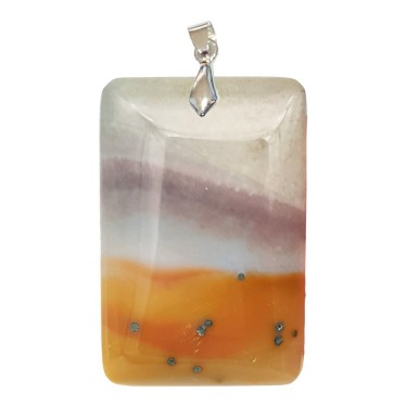 Pendentif Jaspe Polychrome (Imprimé) Rectangle