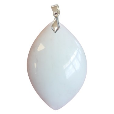 Pendentifs Opale Blanche Marquise