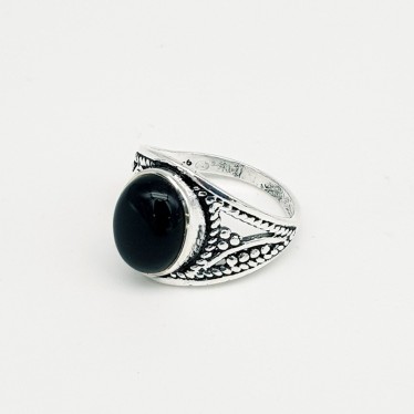 Bague Onyx & Argent 925