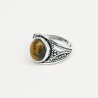 BAGUE Œil de Tigre & Argent 925
