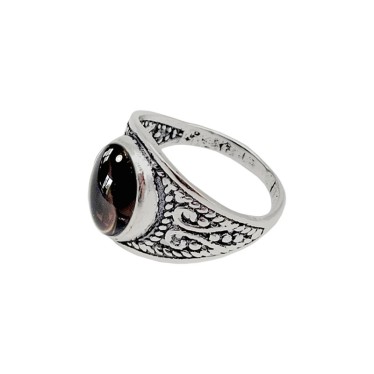 bague Quartz Fumé & Argent 925