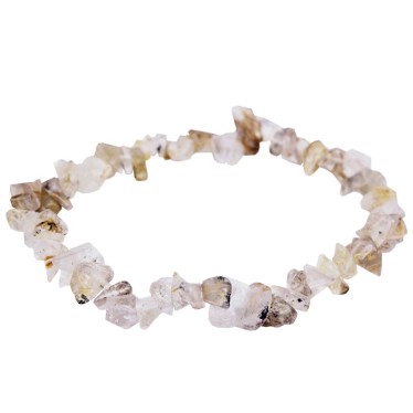 Bracelet Baroque Quartz à inclusions de Rutile