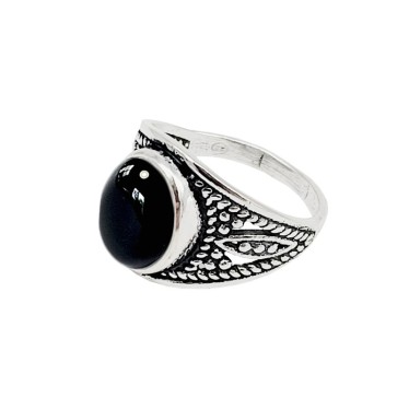 Bague Onyx & Argent 925