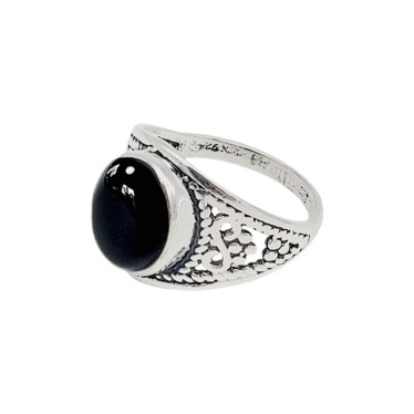 Bague Onyx & Argent 925
