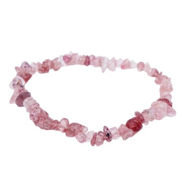 bracelet Quartz Fraise (Naturel) Baroque