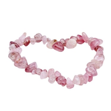 Bracelets Quartz Rose AAA Baroque