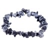 Bracelet Baroque en Obsidienne Neige
