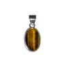 Pendentif Œil de Tigre & Argent 925 Ovale