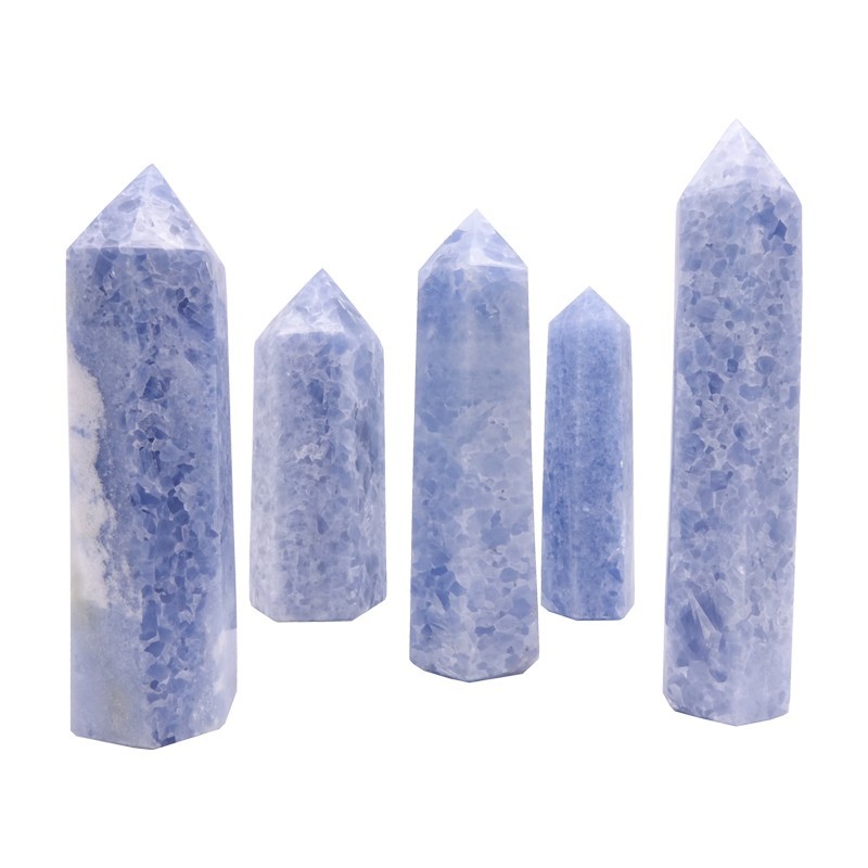 Pointes Calcite Bleue Calcite Bleue