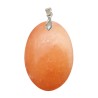 Pendentifs Calcite Orange EXTRA Ovale