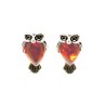 Boucles d'Oreilles Ambre & Argent 925