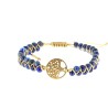 Bracelets Lapis-Lazuli Shamballa Billes Tressées 4 mm