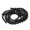 fils de perles percées Pierre de Lave 6 mm
