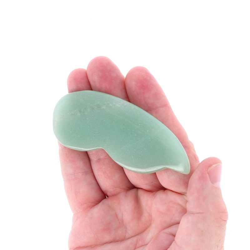 Gua Sha Massage du Visage Aventurine Verte