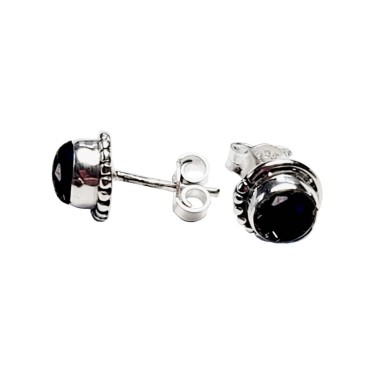 Boucles d'Oreilles Onyx Argent 925