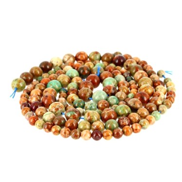 Perles Chrysocolle de Madagascar