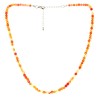 Collier Cornaline Billes 4 mm