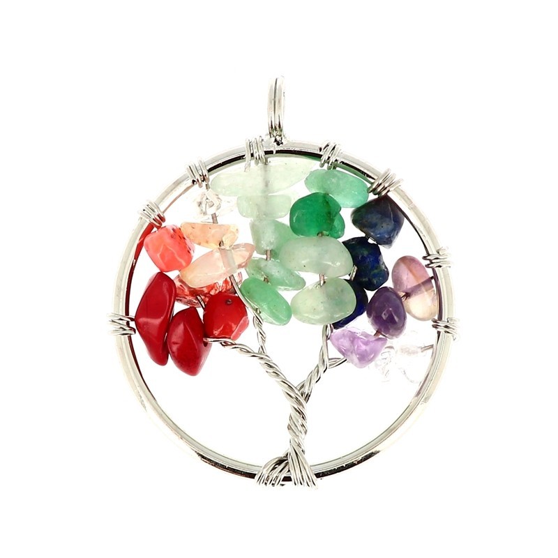 Cercle 7 Chakras Arbre de Vie