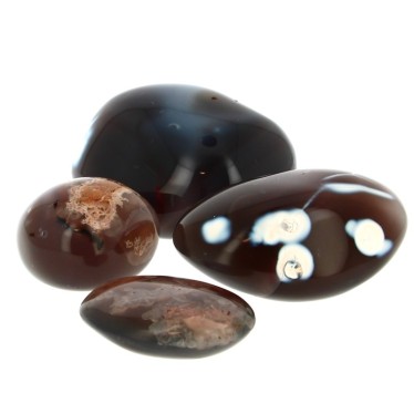 Galets Agate Bleue de...