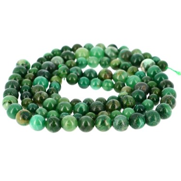 Perles Jade Vert Extra
