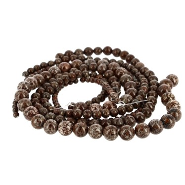 Perles Obsidienne Flocon de...