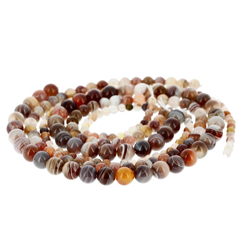 Perles Agate du Botswana EXTRA