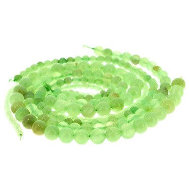 Perles Jade Vert (teinté)