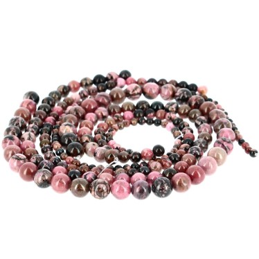 Perles Rhodonite Madagascar