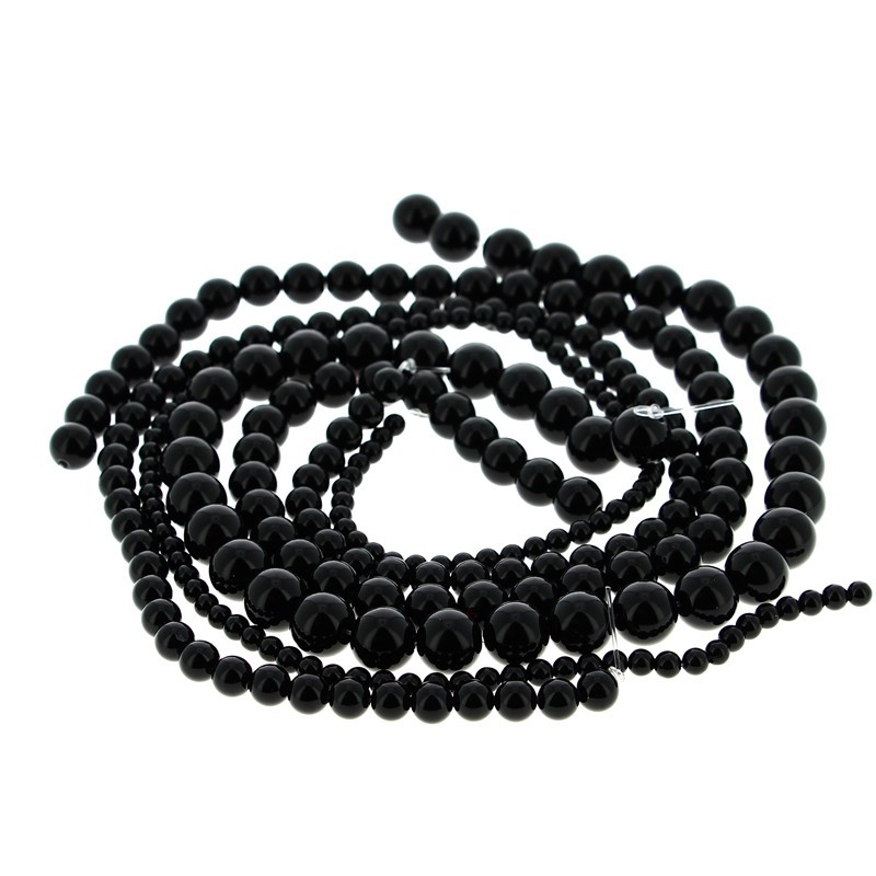 Perles Onyx Noir