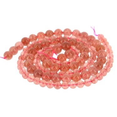 Perles Quartz Fraise EXTRA...