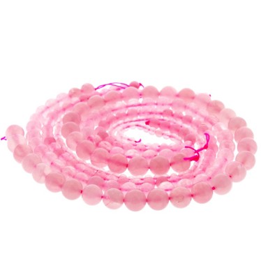 Perles Quartz Rose (teintée)
