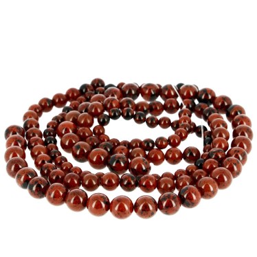 Perles Obsidienne Acajou ou...