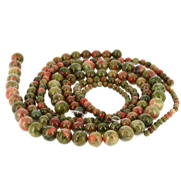 Perles Unakite