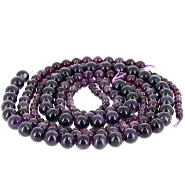 Perles Lépidolite Foncée