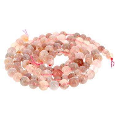 Perles Agate Fleur EXTRA