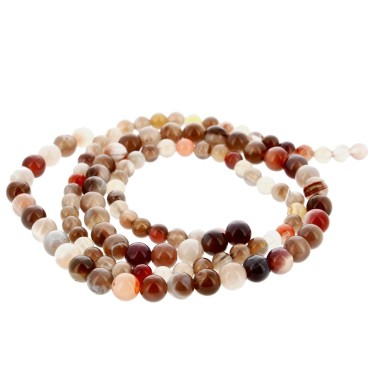 Perles Agate du Botswana